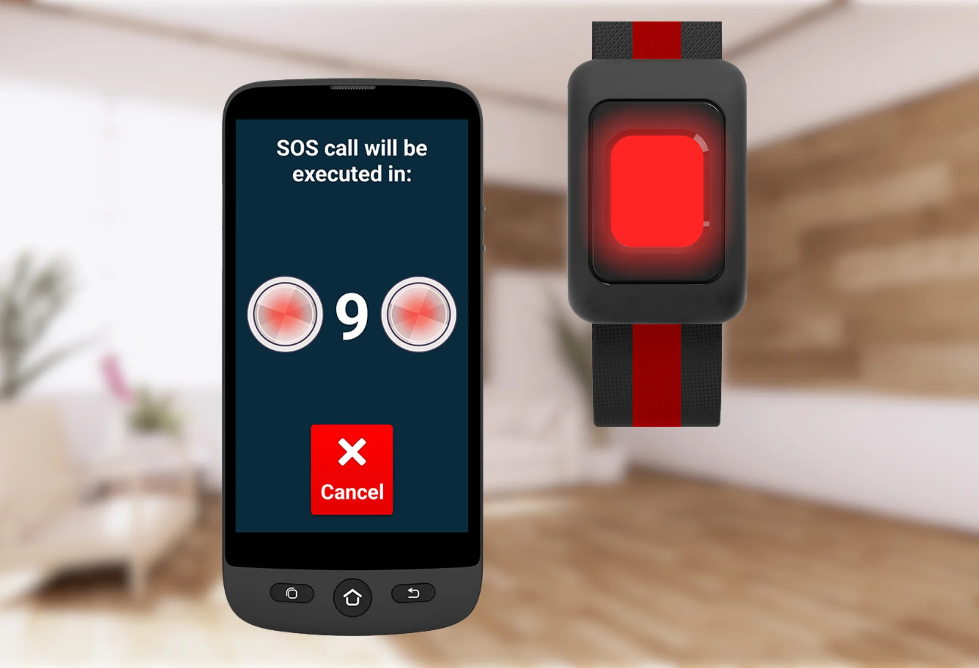 Guardian Smartphone Bluetooth Wrist Alarm