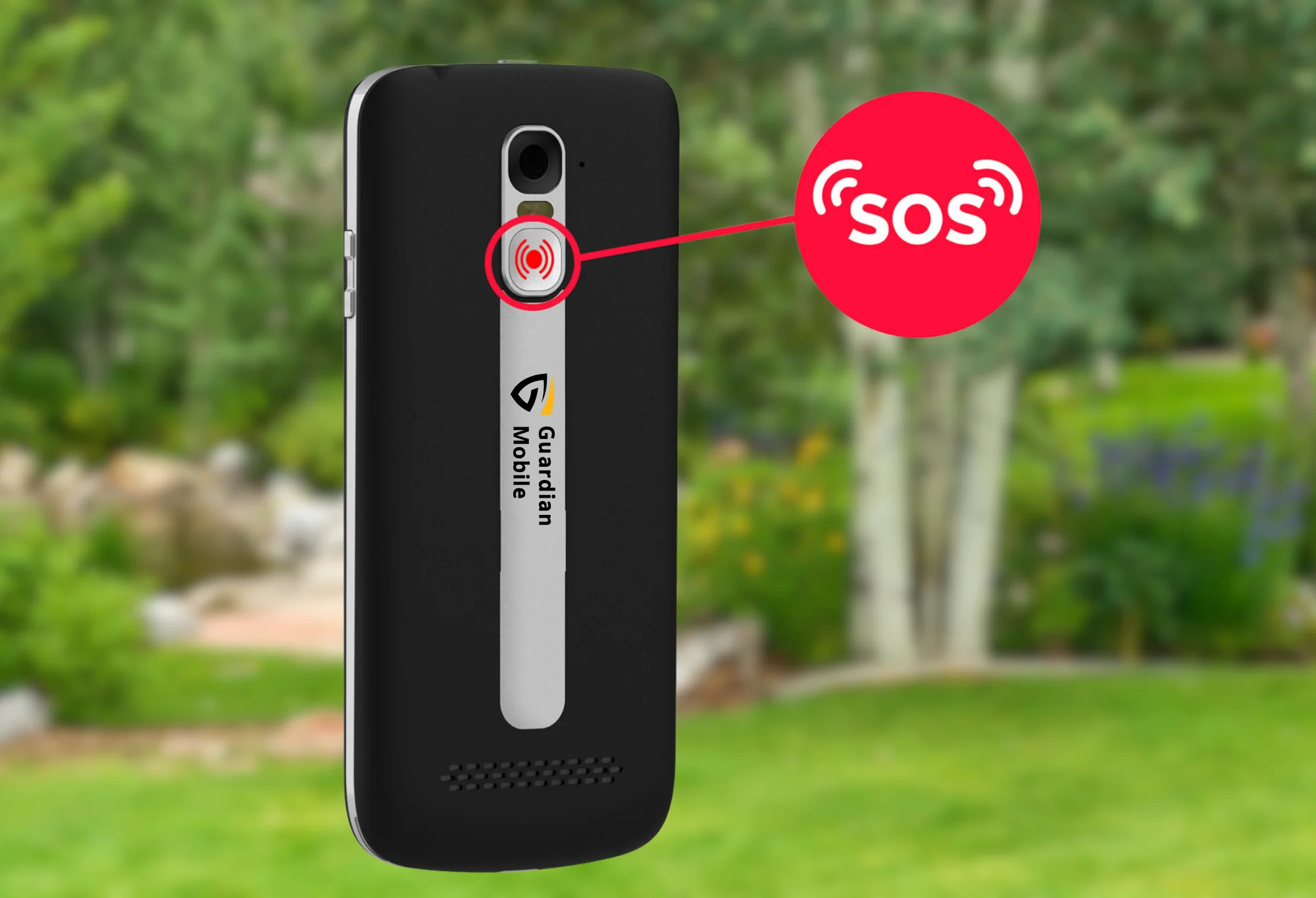 guardian smartphone with emergency button