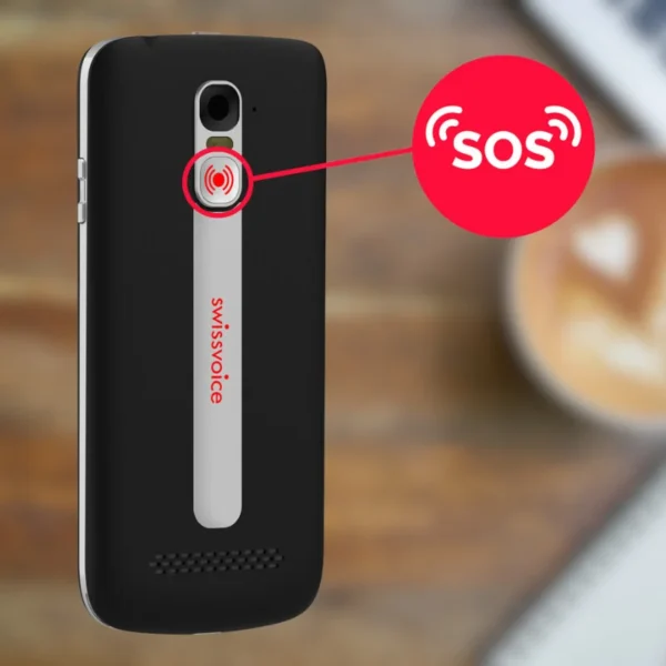 swissvoice smartphone with SOS button