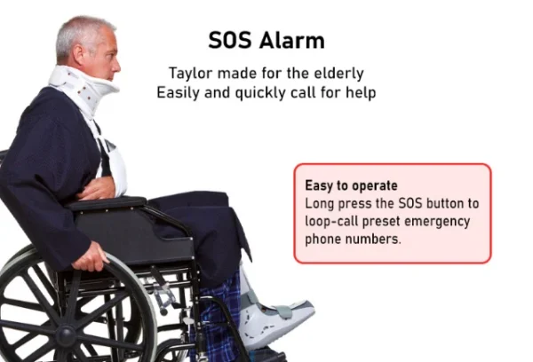 wrist alarm with sos button